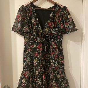 Anthropologie floral dress